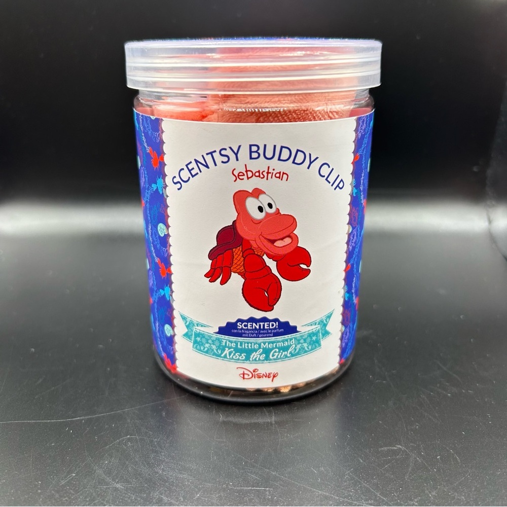 Scentsy Disney Sebastian Buddy Clip Scented Little Mermaid Kiss the Girl NEW